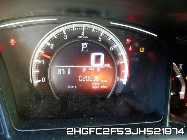 2HGFC2F53JH521874 фото 8
