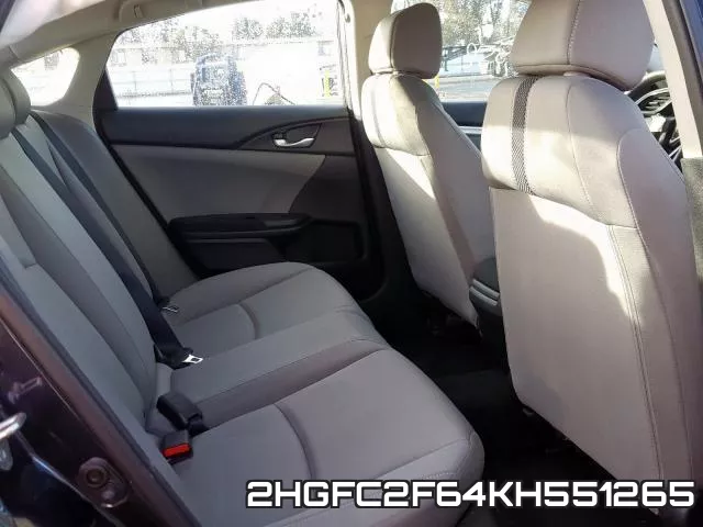 2HGFC2F64KH551265 фото 5