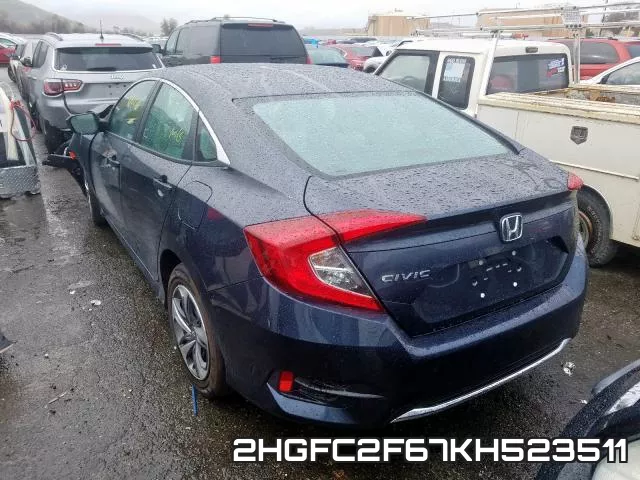 2HGFC2F67KH523511 фото 3