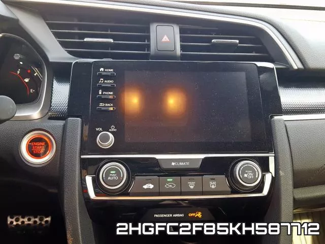 2HGFC2F85KH587712 фото 7