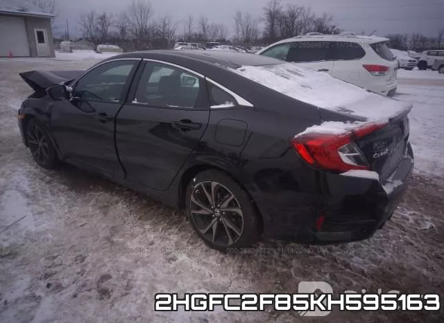 2HGFC2F85KH595163 фото 2