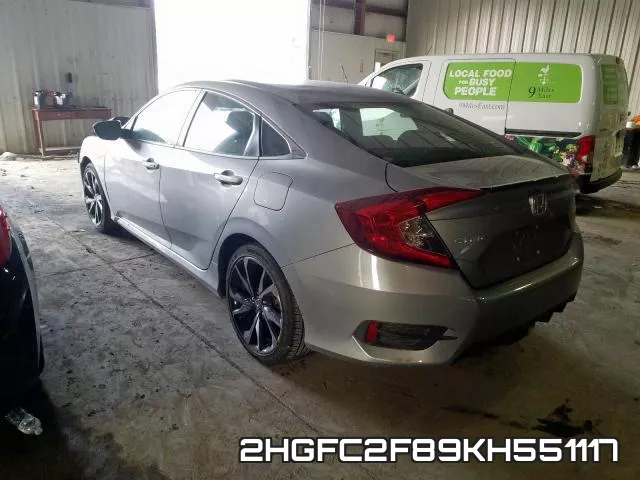 2HGFC2F89KH551117 фото 3