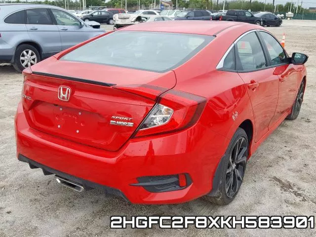 2HGFC2F8XKH583901 фото 4