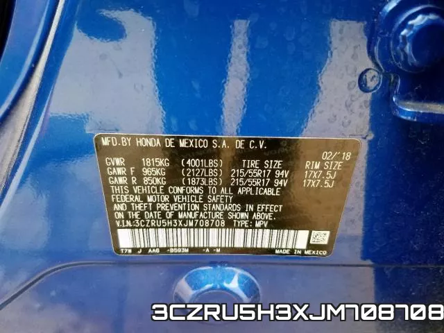 3CZRU5H3XJM708708 фото 2