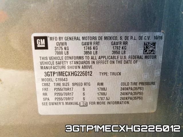 3GTP1MECXHG226012 фото 2