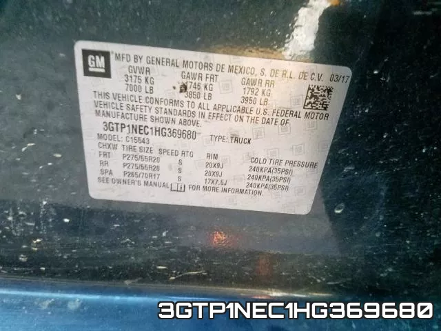 3GTP1NEC1HG369680 фото 2