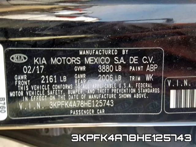 3KPFK4A78HE125743 фото 2