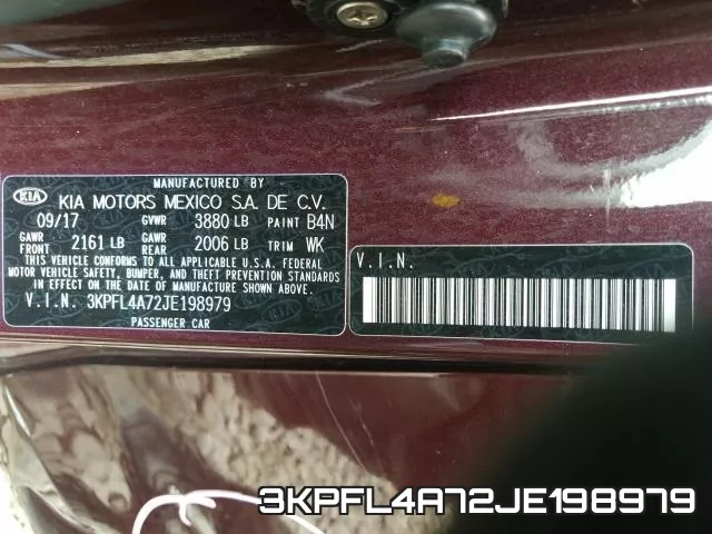 3KPFL4A72JE198979 фото 2