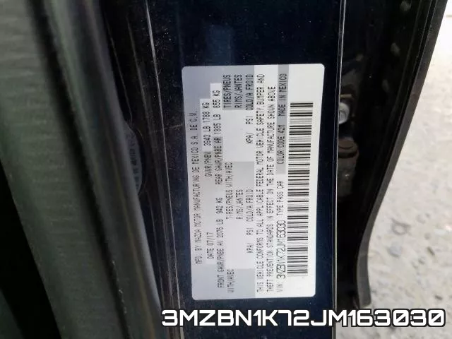3MZBN1K72JM163030 фото 2
