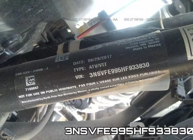 3NSVFE995HF933830 фото 2