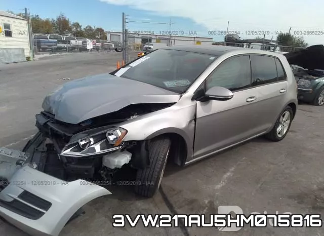 3VW217AU5HM075816 фото 3