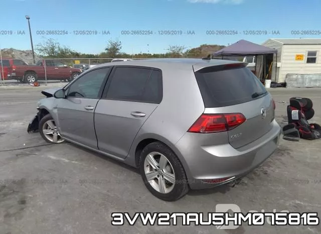 3VW217AU5HM075816 фото 4