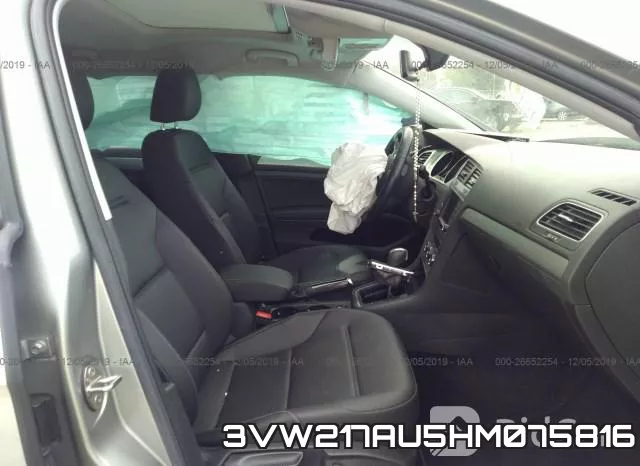 3VW217AU5HM075816 фото 5