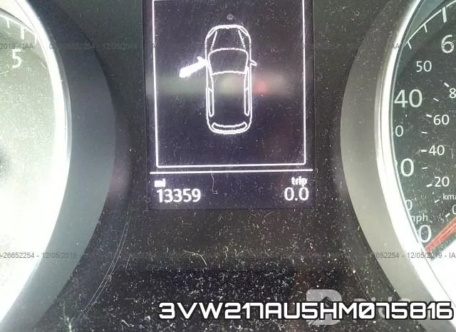 3VW217AU5HM075816 фото 6
