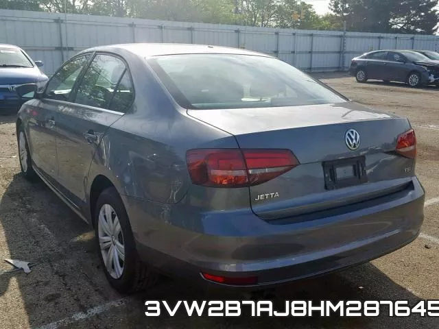 3VW2B7AJ8HM287645 фото 2