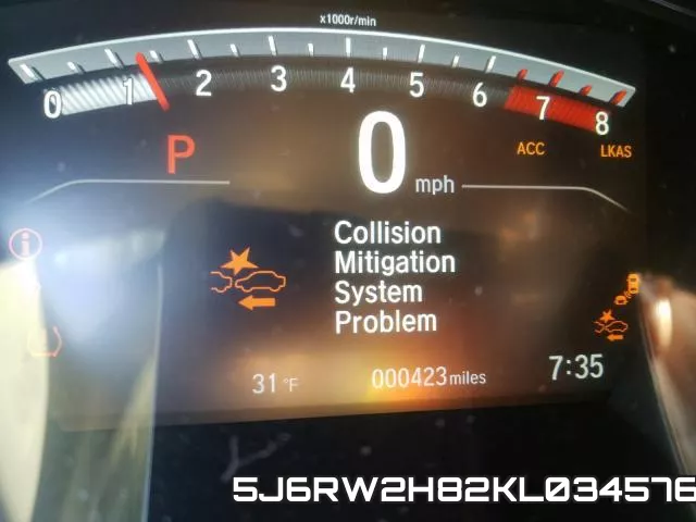 5J6RW2H82KL034576 фото 8
