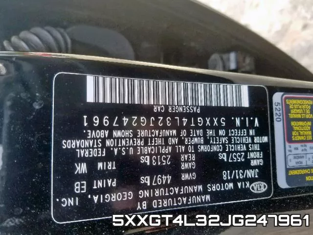 5XXGT4L32JG247961 фото 2