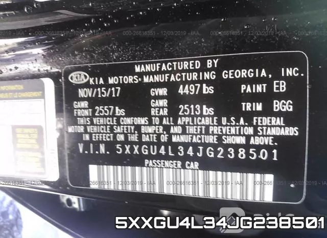 5XXGU4L34JG238501 фото 6