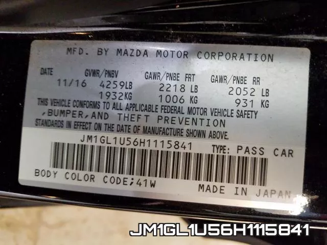 JM1GL1U56H1115841 фото 2