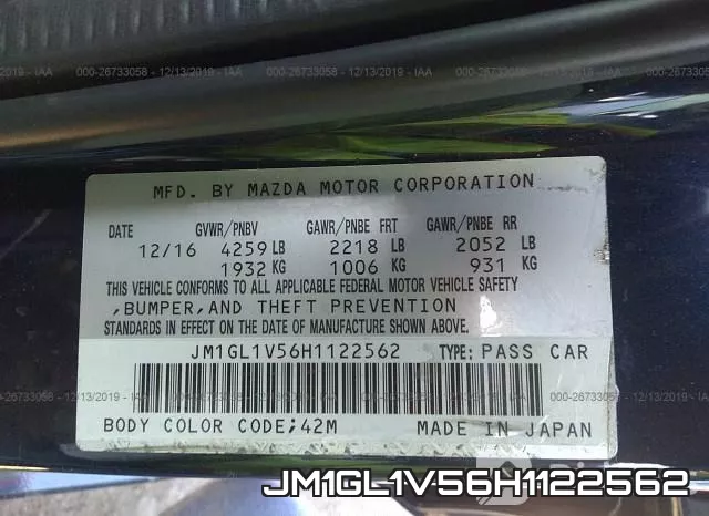 JM1GL1V56H1122562 фото 6