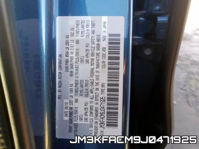 JM3KFACM9J0471925 фото 2