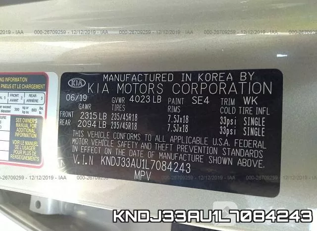 KNDJ33AU1L7084243 фото 5