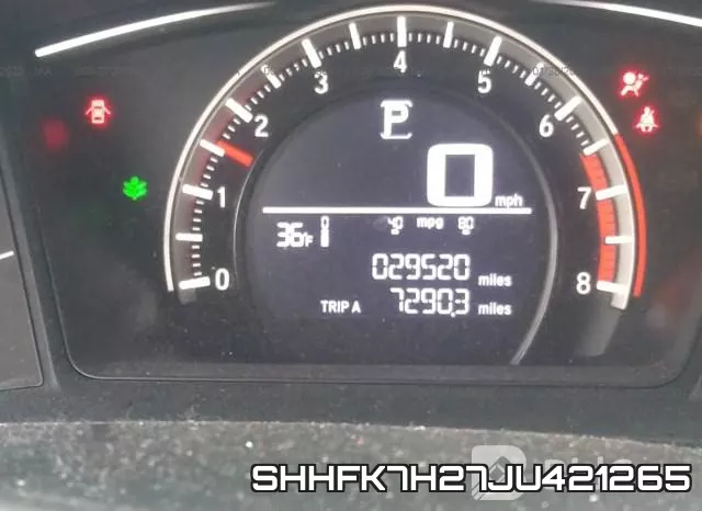 SHHFK7H27JU421265 фото 4