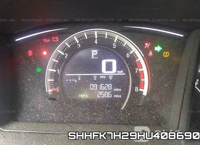 SHHFK7H29HU408690 фото 7