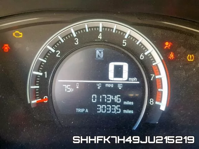 SHHFK7H49JU215219 фото 9