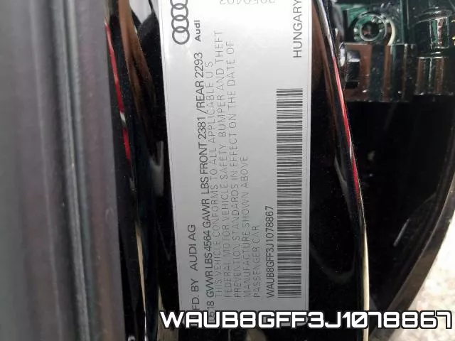 WAUB8GFF3J1078867 фото 2