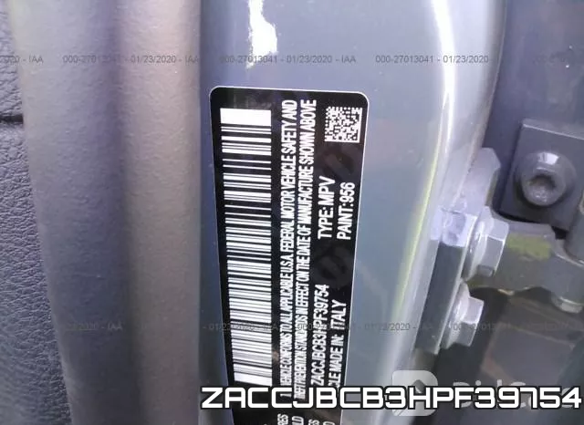 ZACCJBCB3HPF39754 фото 6