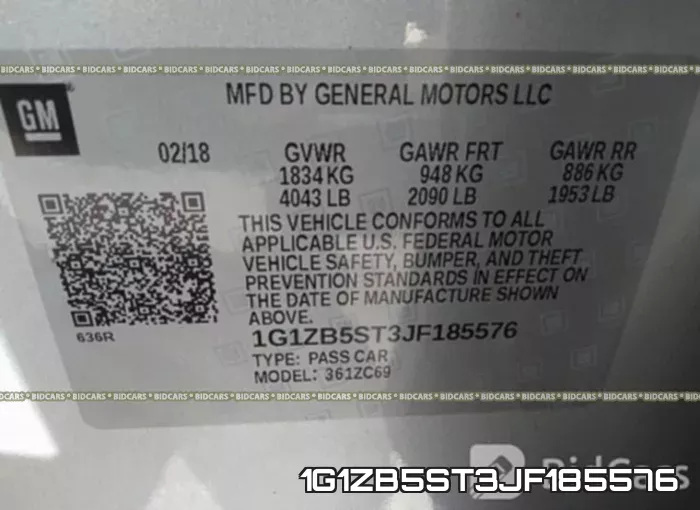 1G1ZB5ST3JF185576 фото 10