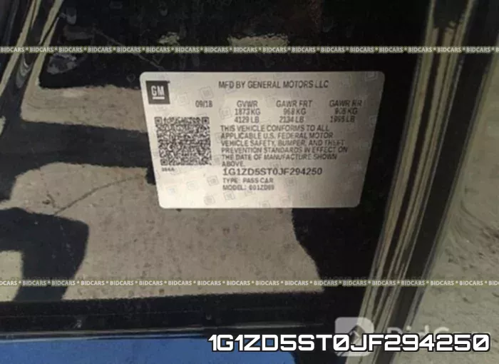 1G1ZD5ST0JF294250 фото 10