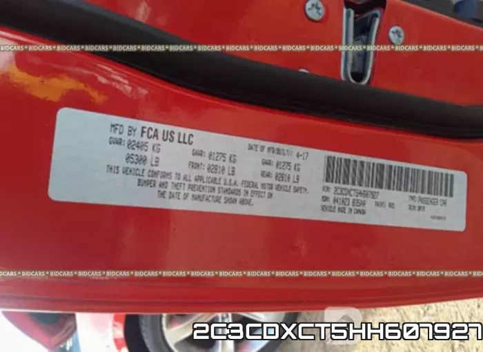 2C3CDXCT5HH607927 фото 10