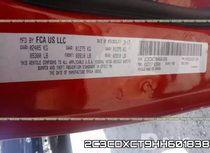 2C3CDXCT9HH601838 фото 10