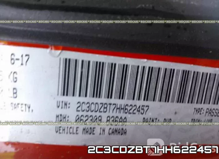 2C3CDZBT7HH622457 фото 10