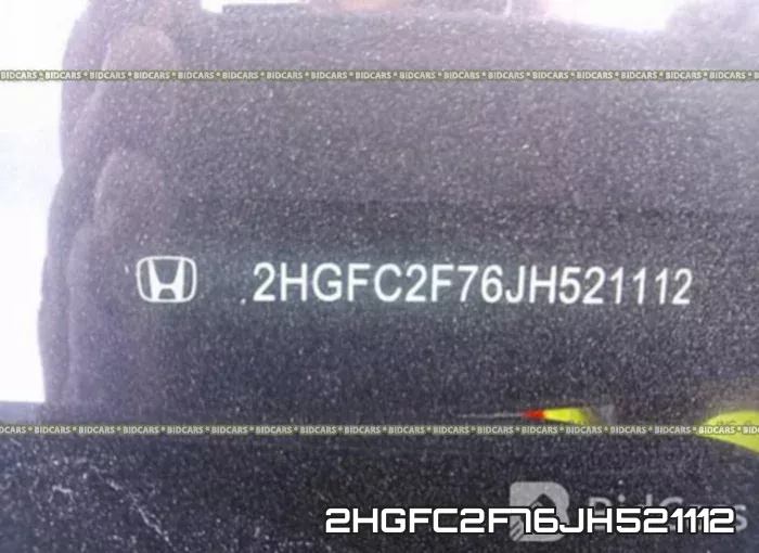 2HGFC2F76JH521112 фото 10