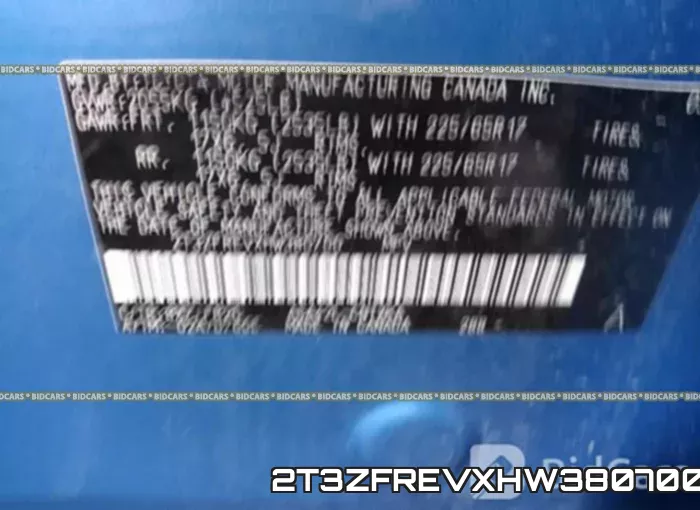 2T3ZFREVXHW380700 фото 10