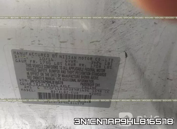 3N1CN7AP9HL816578 фото 10