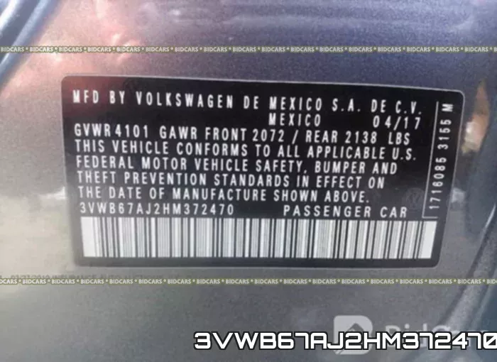 3VWB67AJ2HM372470 фото 10