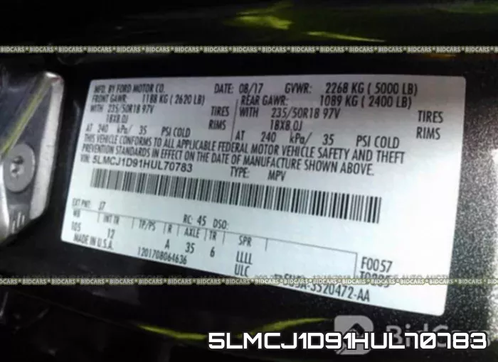 5LMCJ1D91HUL70783 фото 10