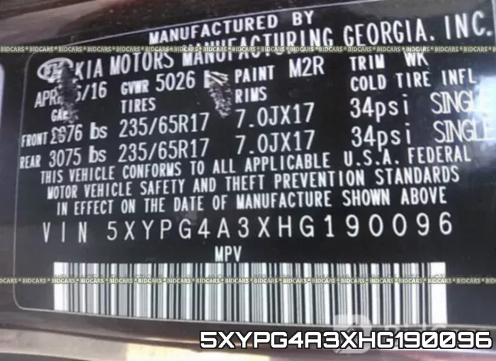 5XYPG4A3XHG190096 фото 10
