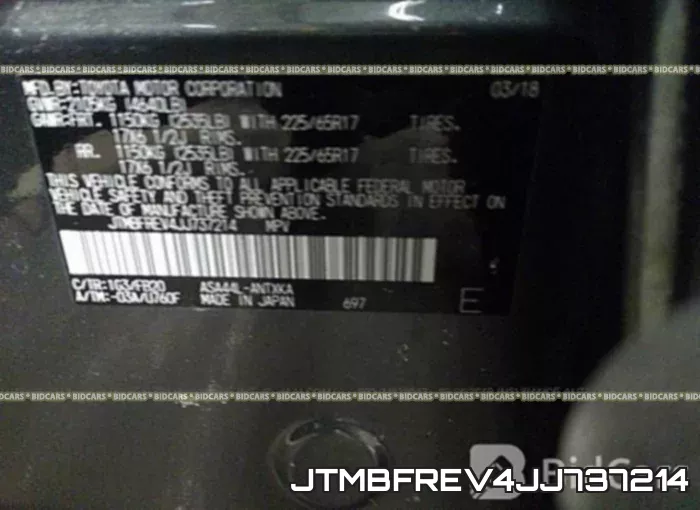 JTMBFREV4JJ737214 фото 10