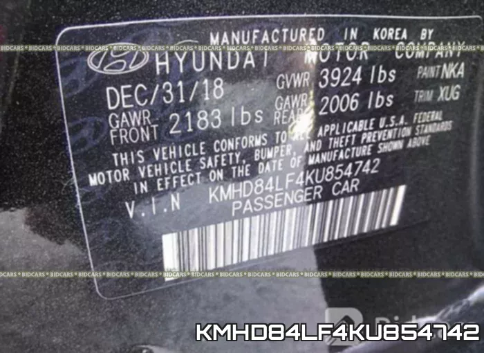 KMHD84LF4KU854742 фото 10
