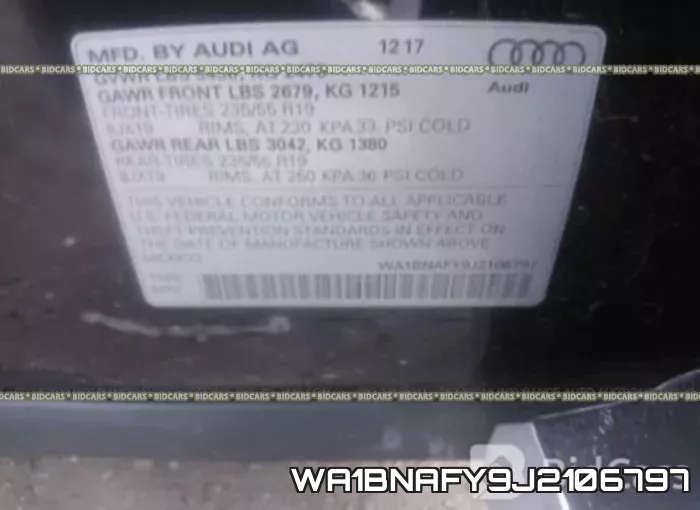 WA1BNAFY9J2106797 фото 10