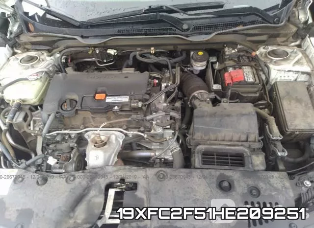 19XFC2F51HE209251 фото 2