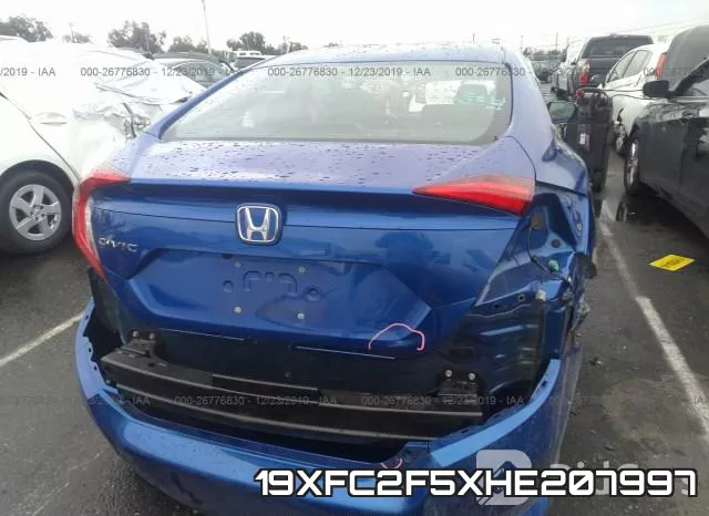 19XFC2F5XHE207997 фото 6