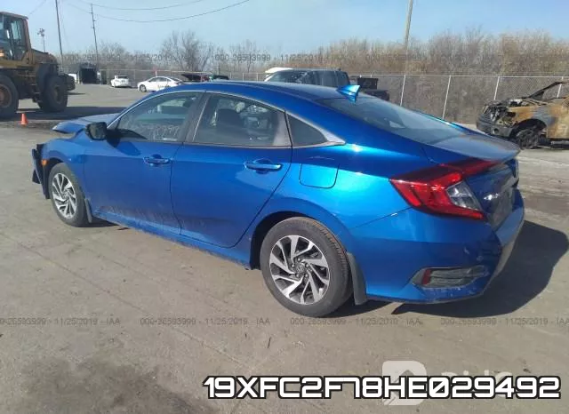 19XFC2F78HE029492 фото 2