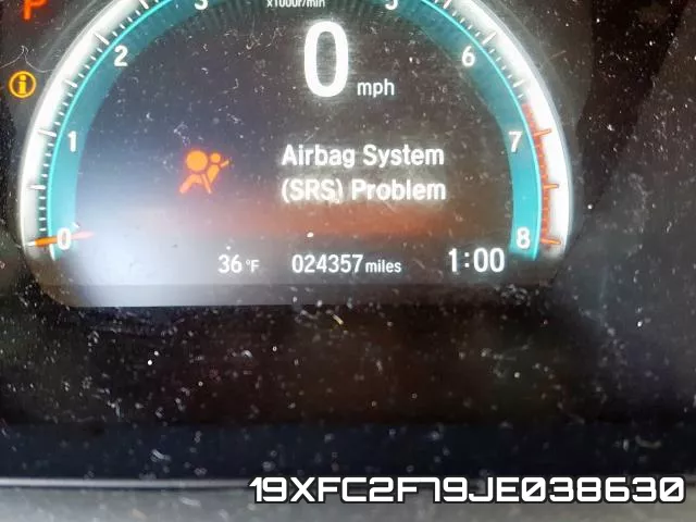 19XFC2F79JE038630 фото 7
