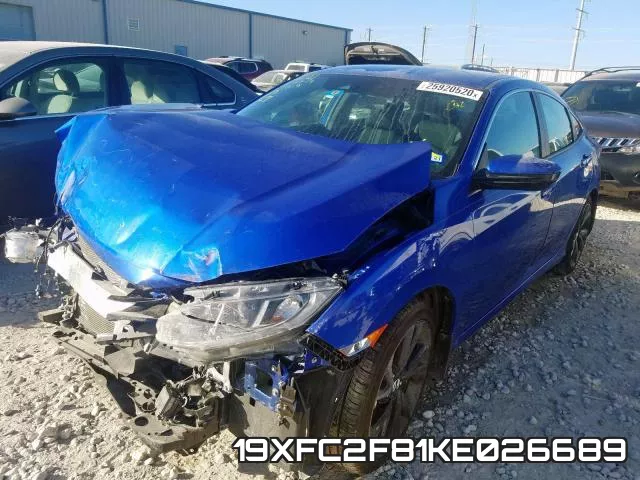 19XFC2F81KE026689 фото 2